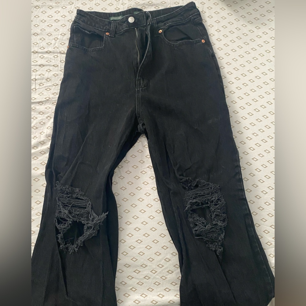Highest rise baggy jeans